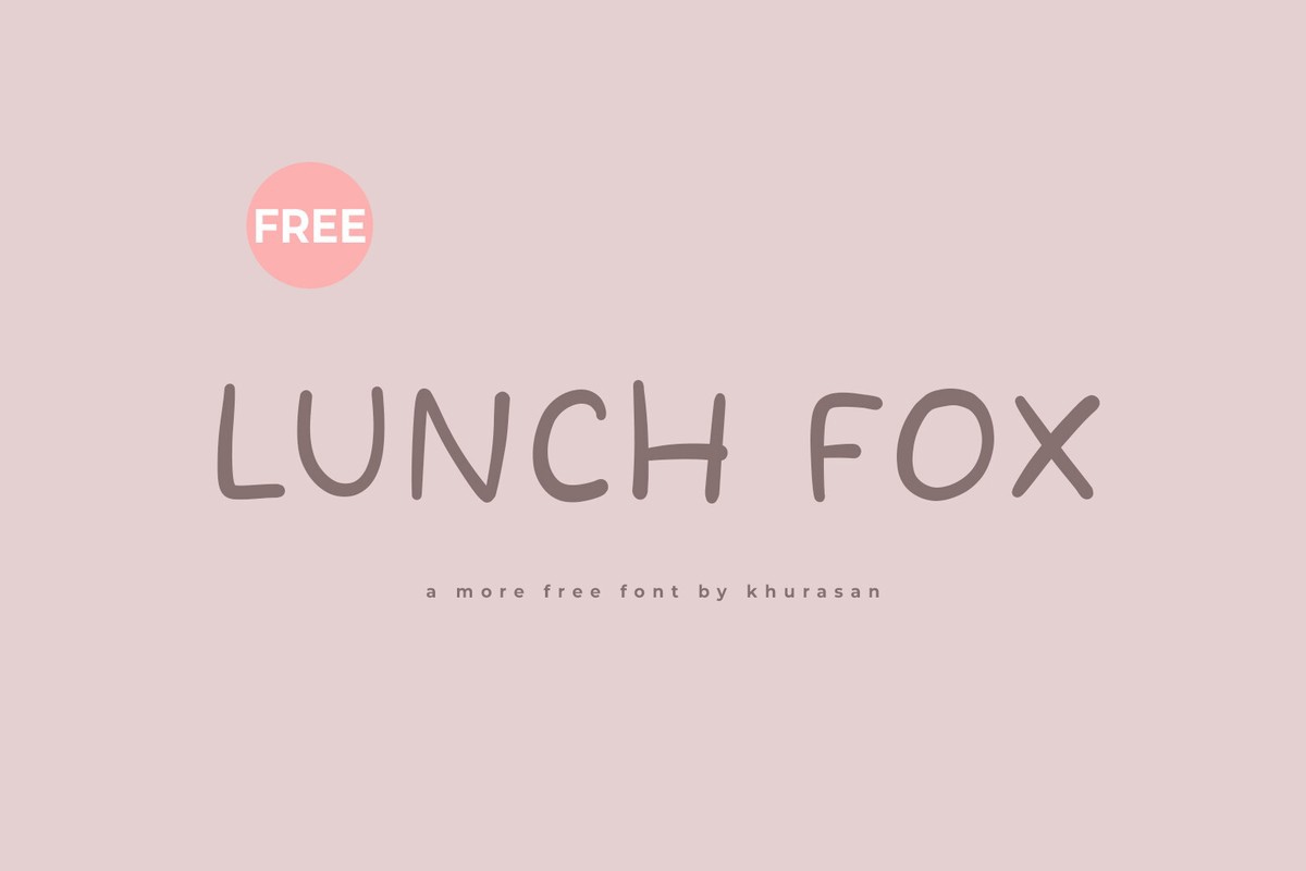 폰트 Lunch Fox