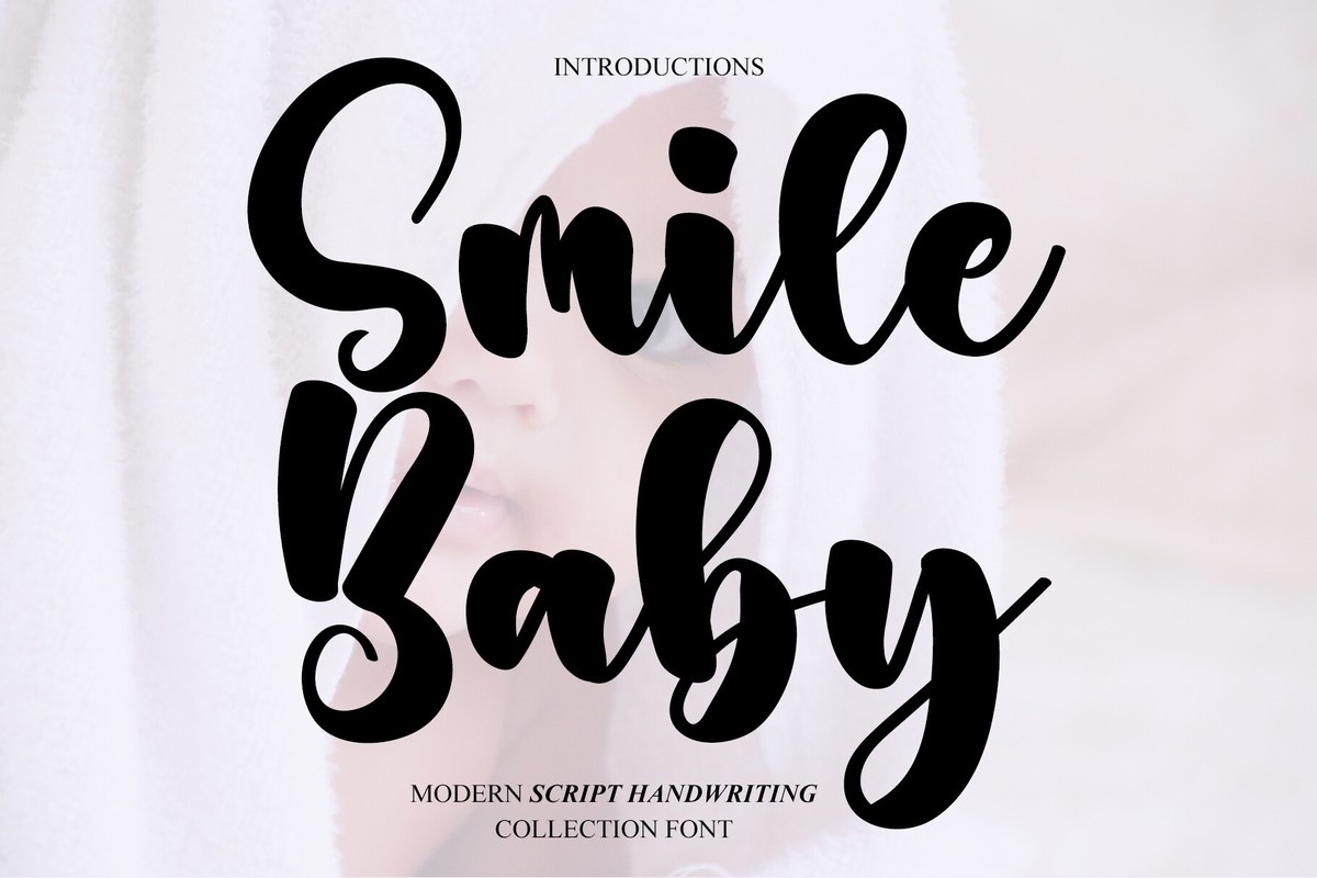 폰트 Smile Baby