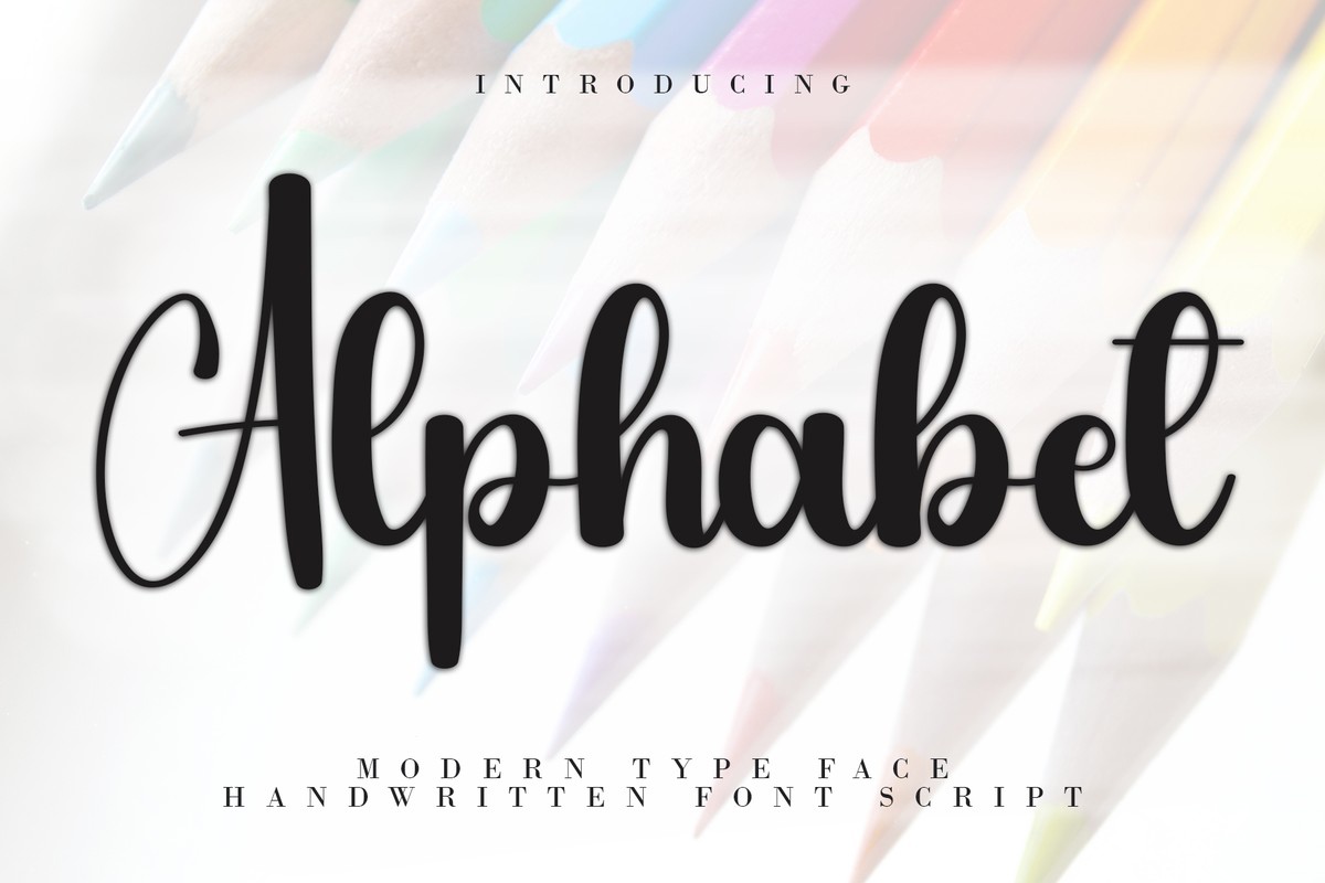폰트 Alphabеt