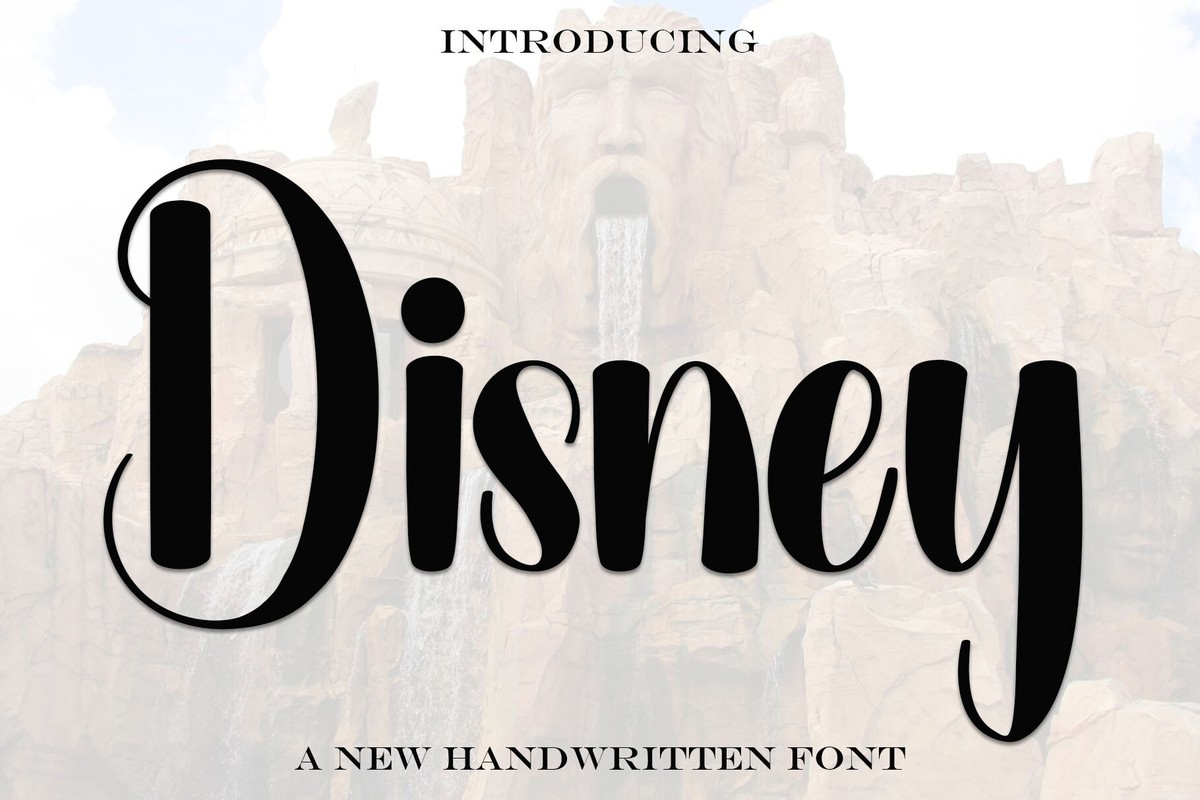 폰트 Disneу