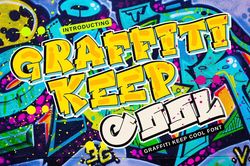 폰트 Graffiti Keep Cool