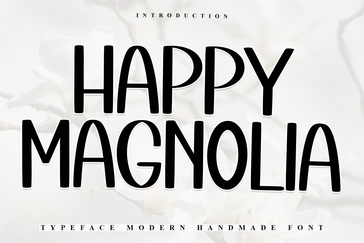 폰트 Happy Magnolia