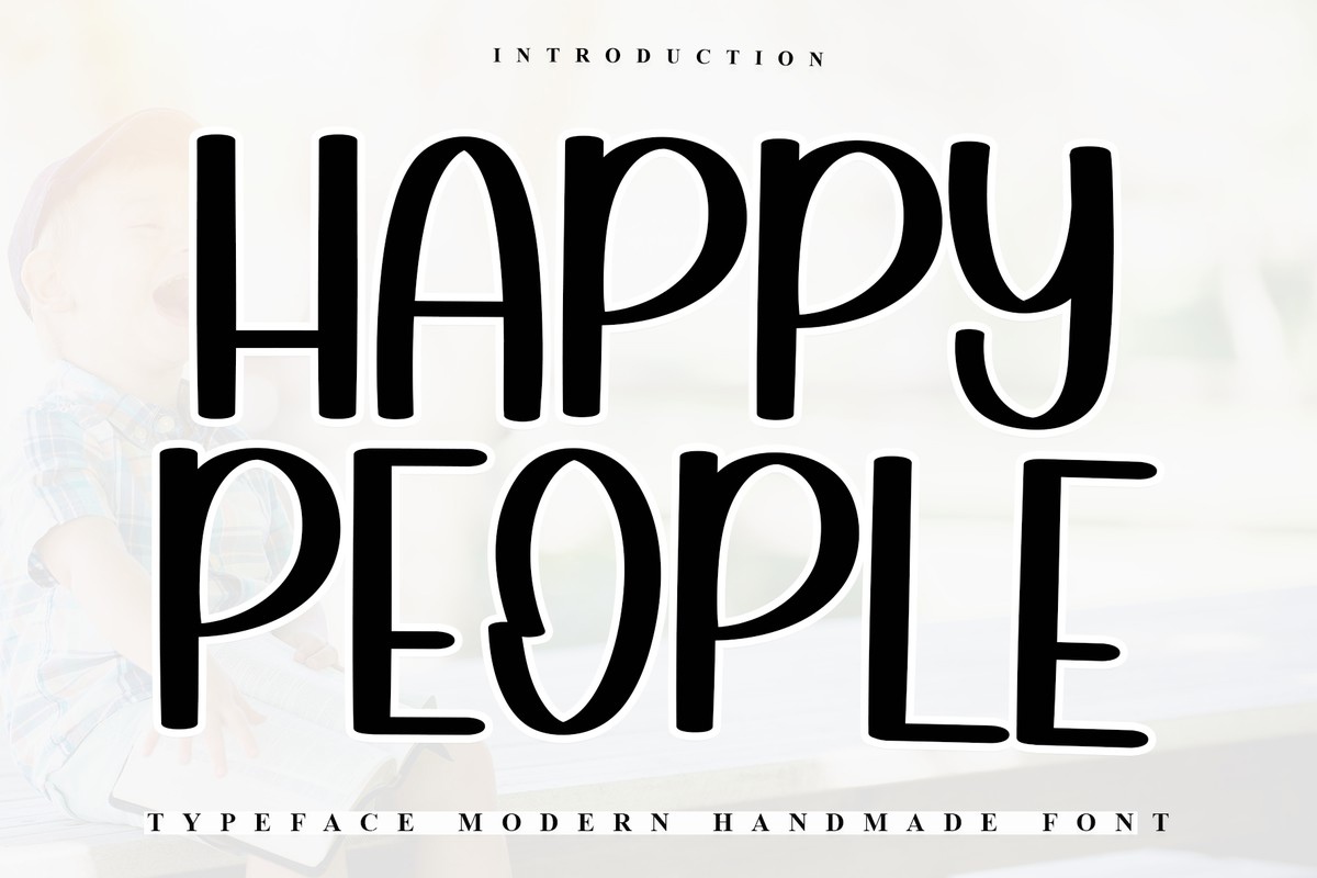 폰트 Happy People