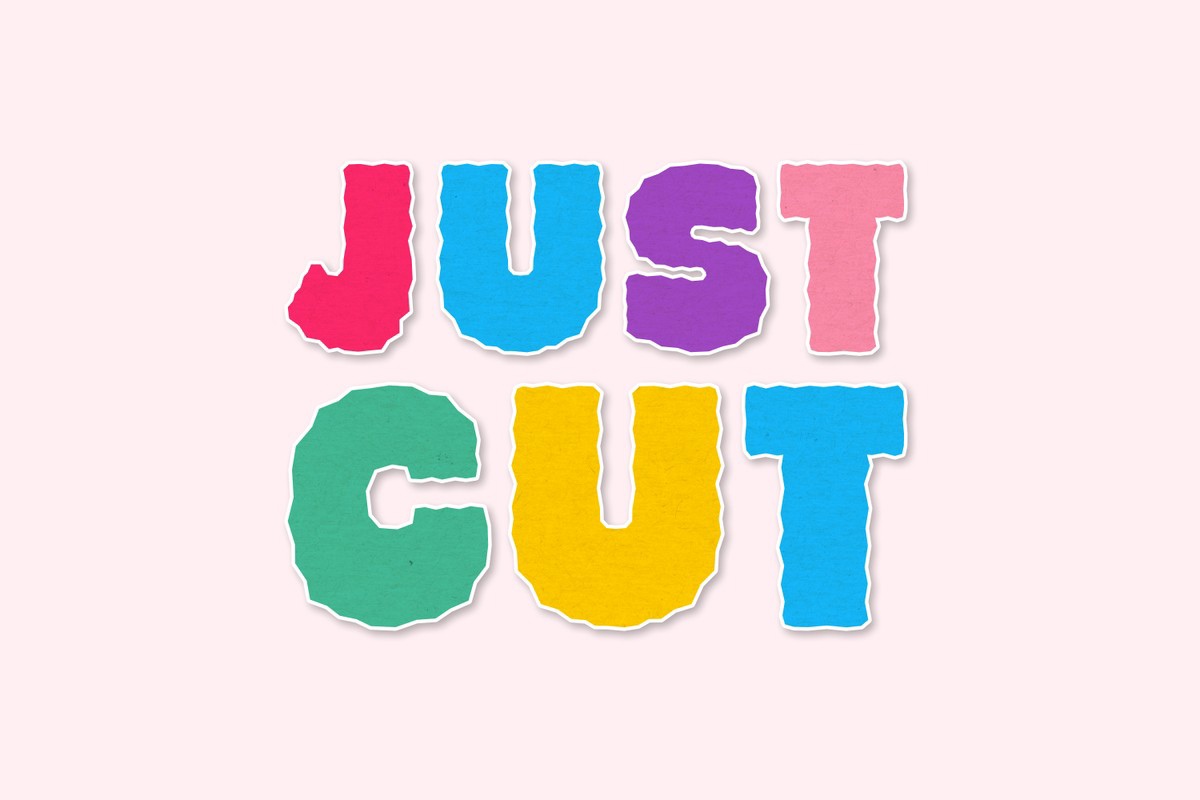 폰트 Just Cut