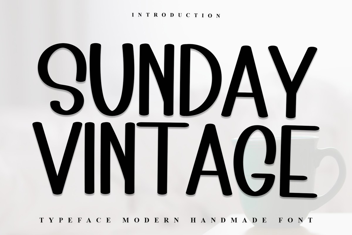 폰트 Sunday Vintage
