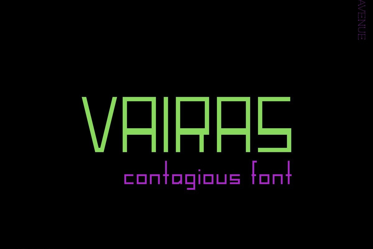 폰트 Vairas