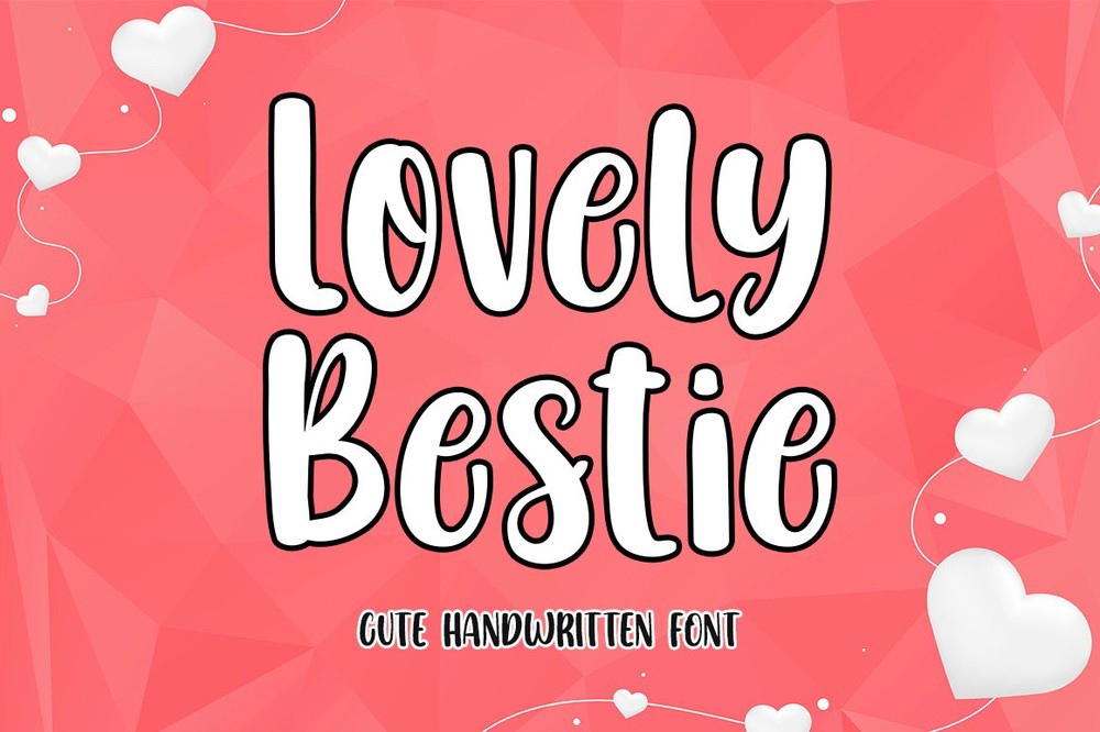 폰트 Lovely Bestie