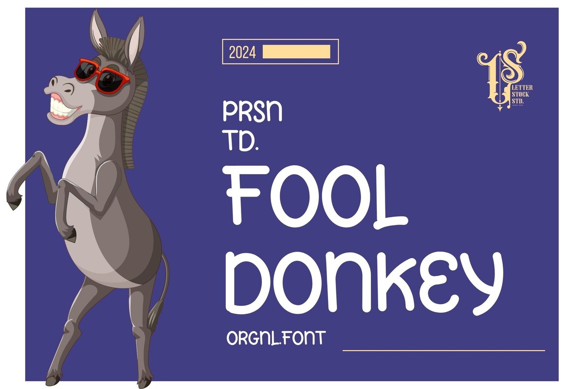 폰트 Fool Donkey