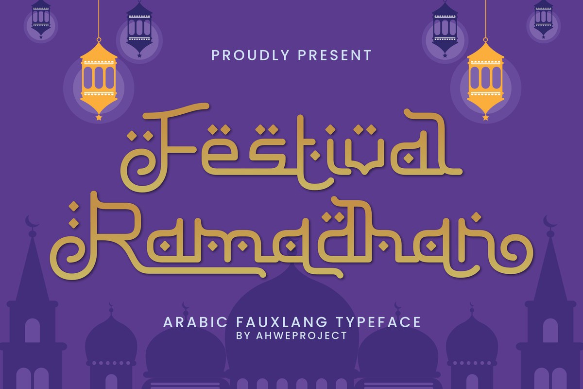 폰트 Festival Ramadhan