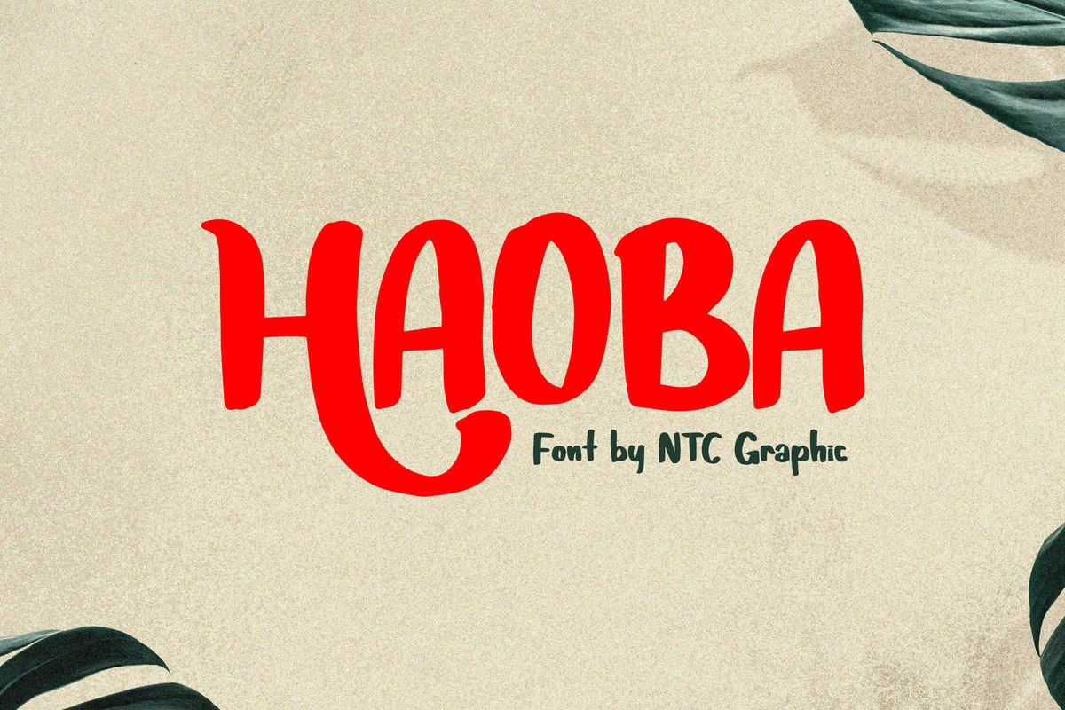 폰트 Haoba