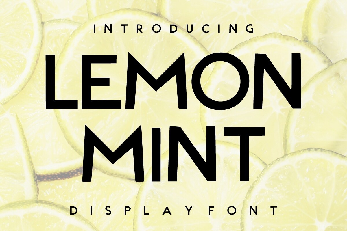 폰트 Lemon Mint