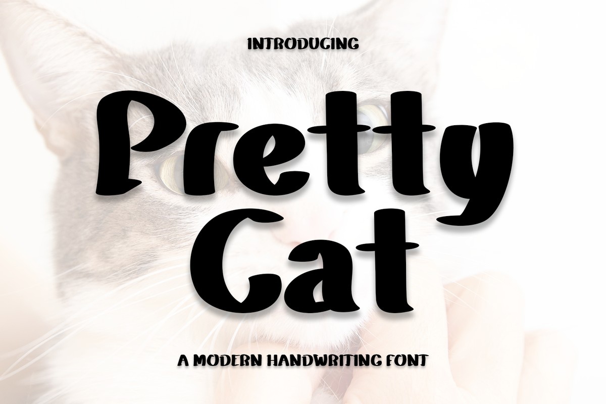 폰트 Pretty Cat