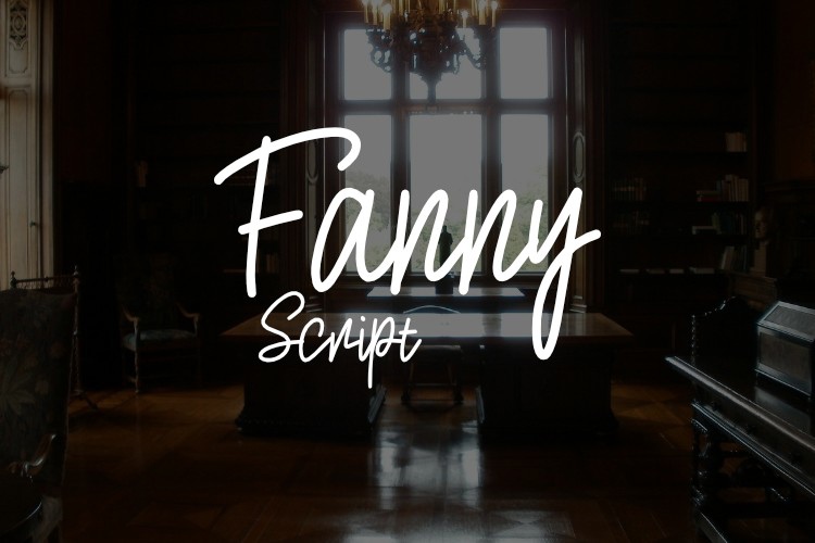 폰트 Fanny Script