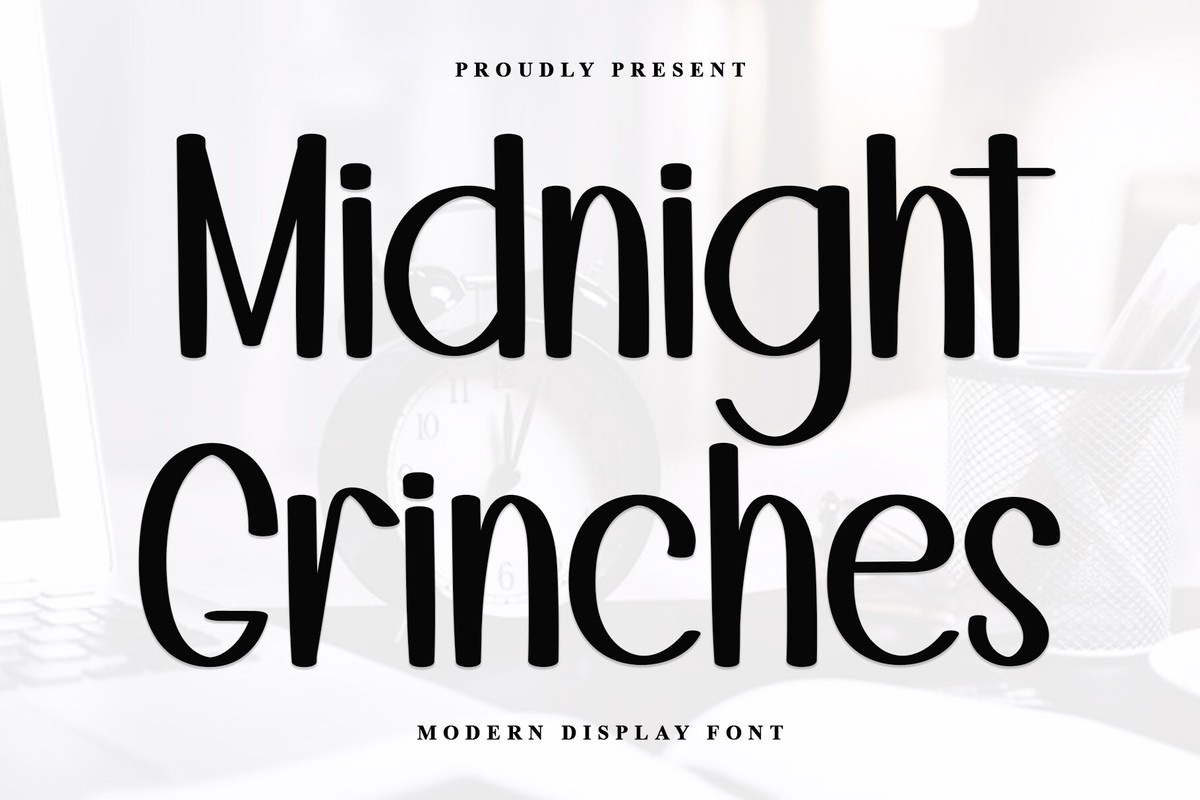 폰트 Midnight Grinches