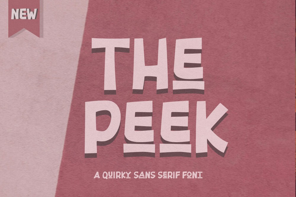 폰트 The Peek