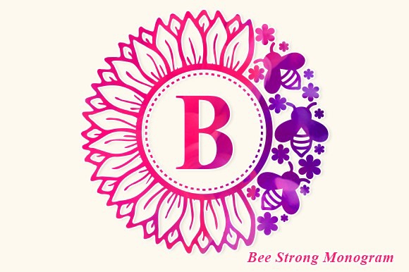 폰트 Bee Strong Monogram