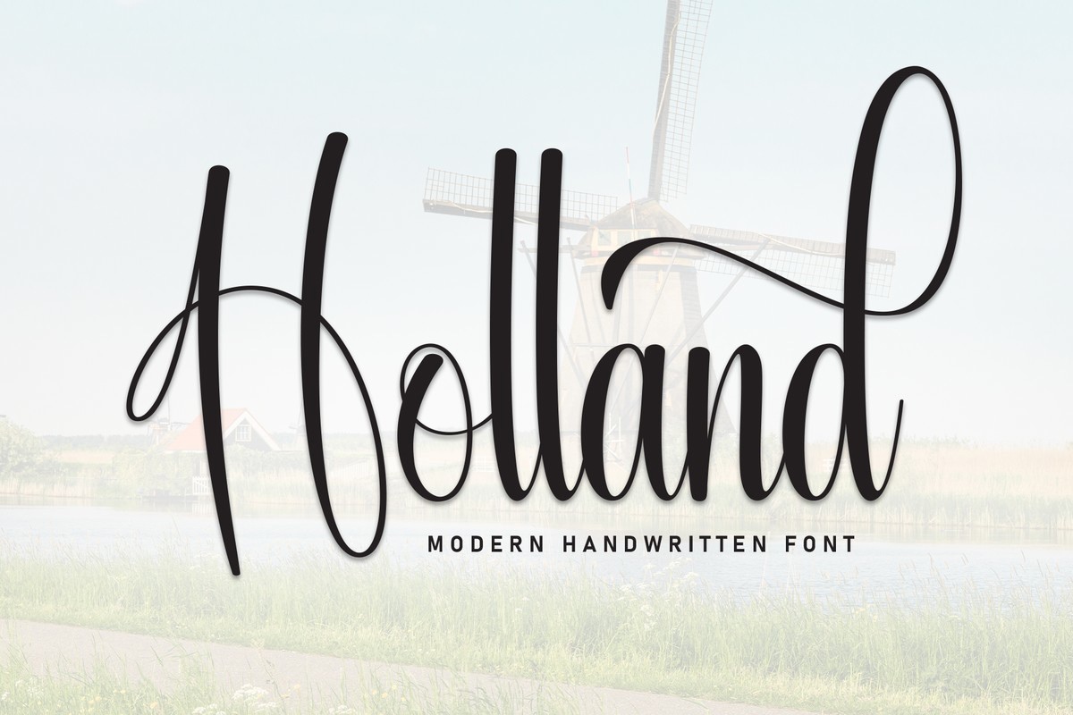 폰트 Holland