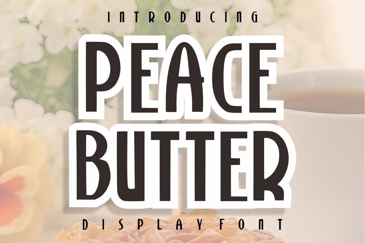 폰트 Peace Butter