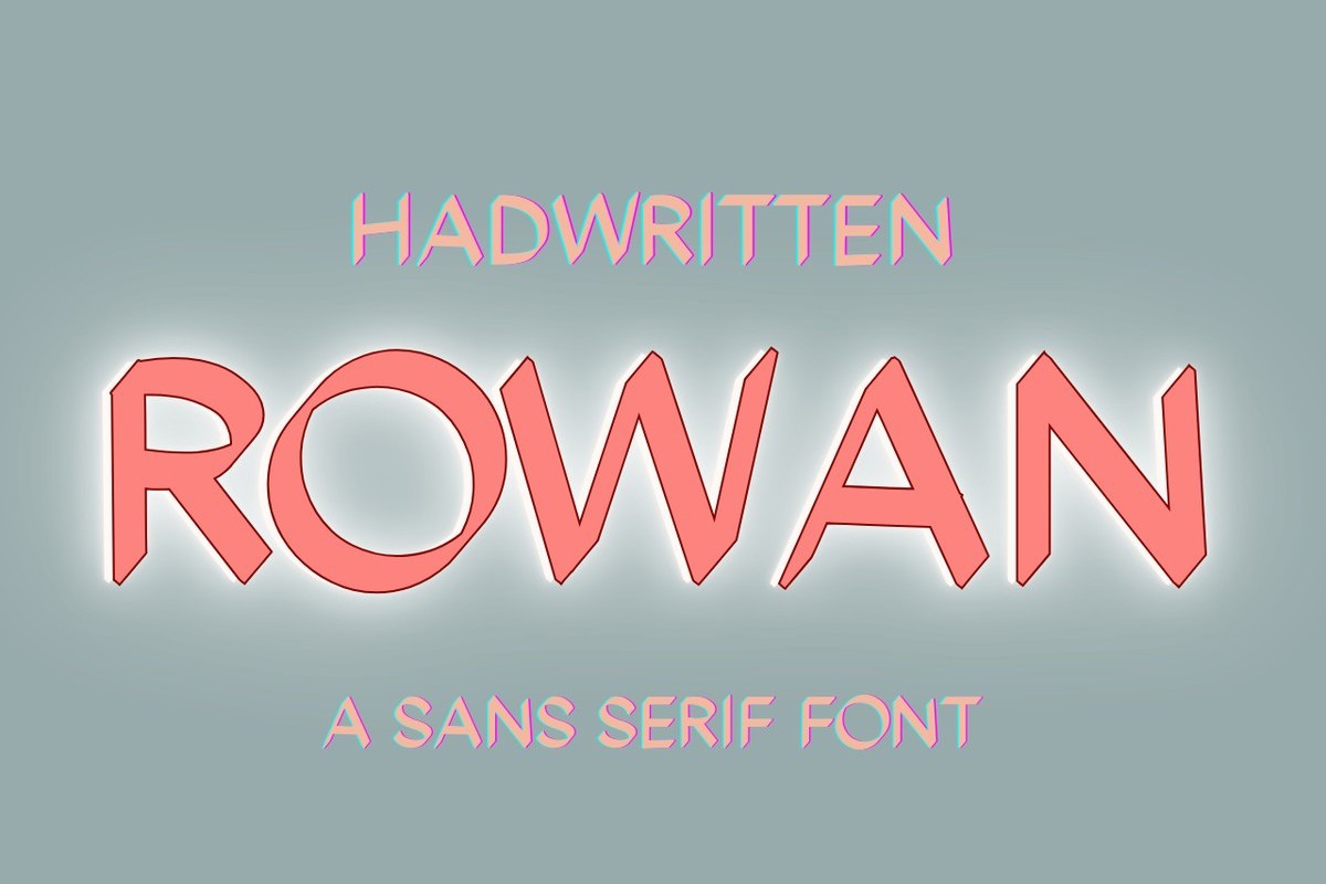 폰트 Rowan