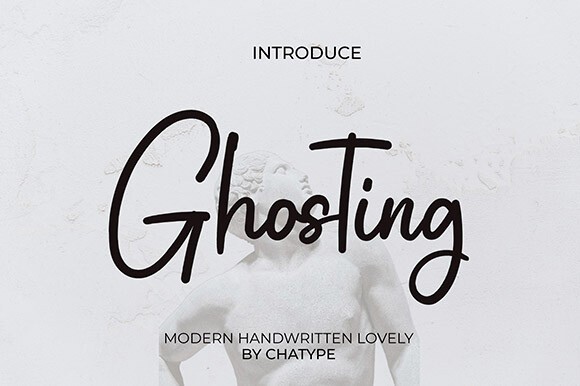 폰트 Ghosting