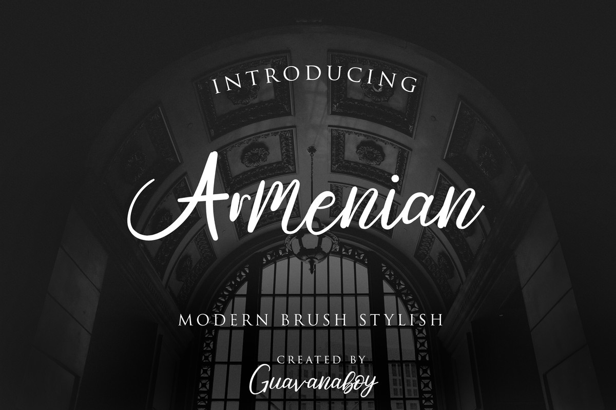 폰트 Armenian