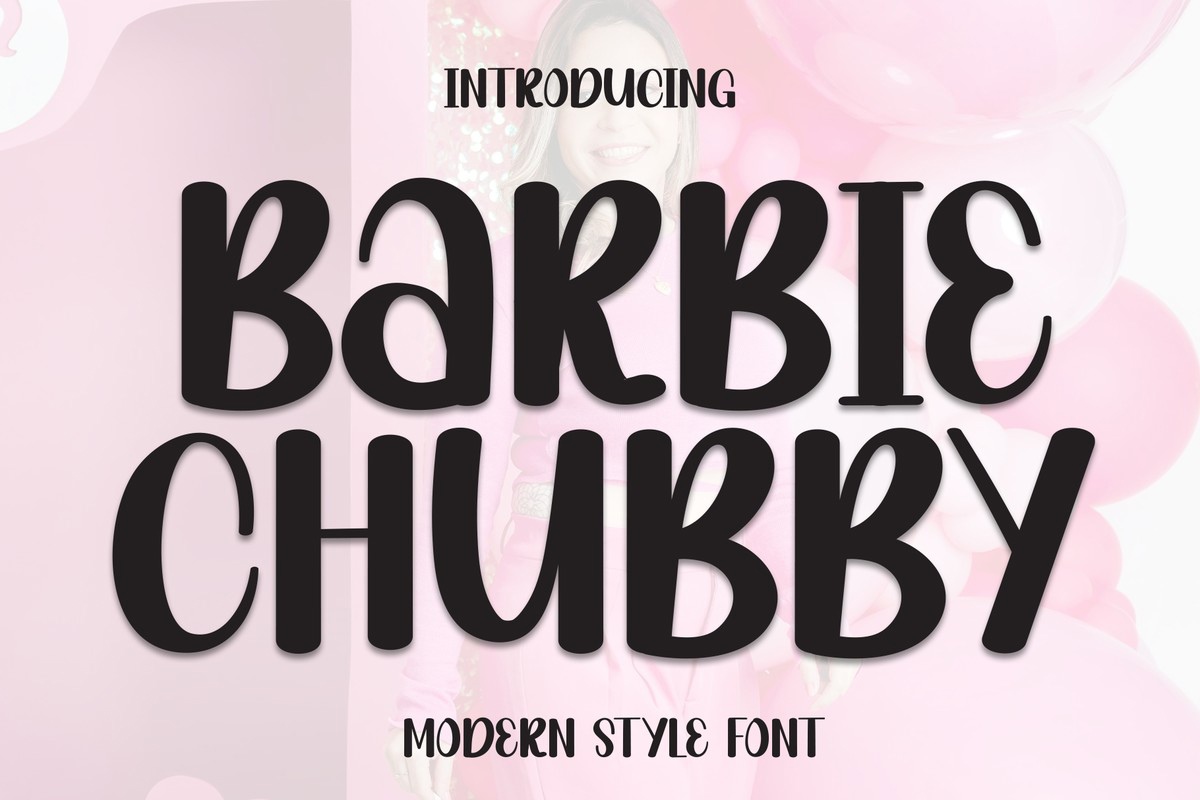 폰트 Barbie Chubby