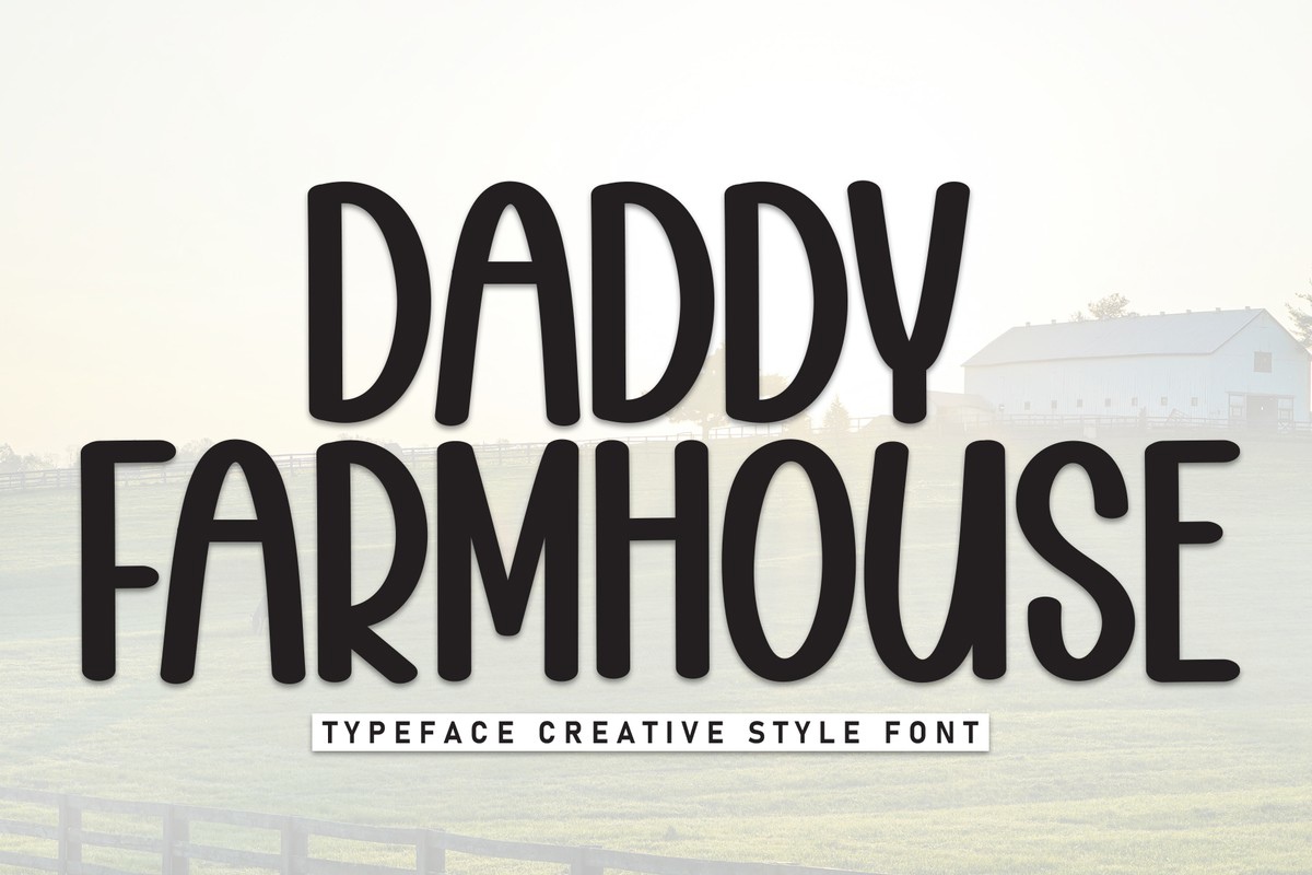 폰트 Daddy Farmhouse