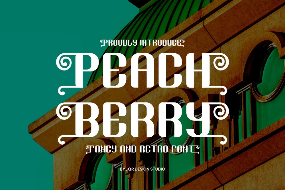 폰트 Peach Berry