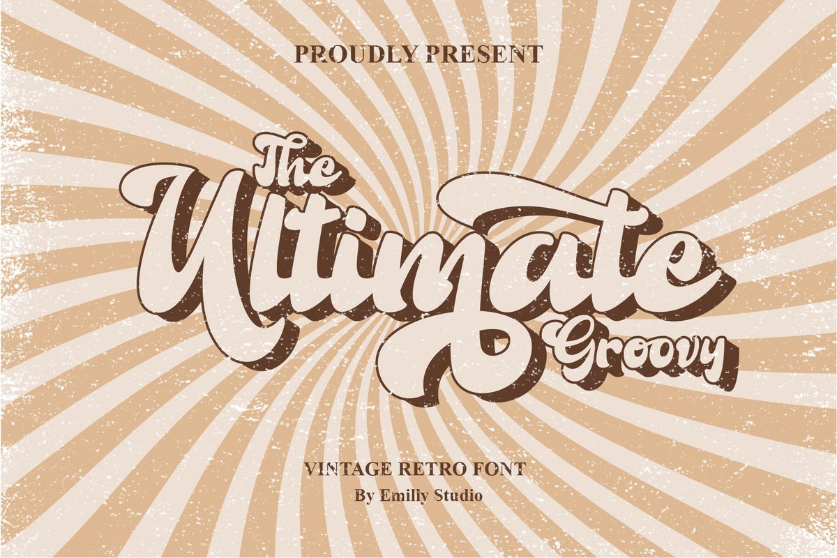폰트 The Ultimate Groovy