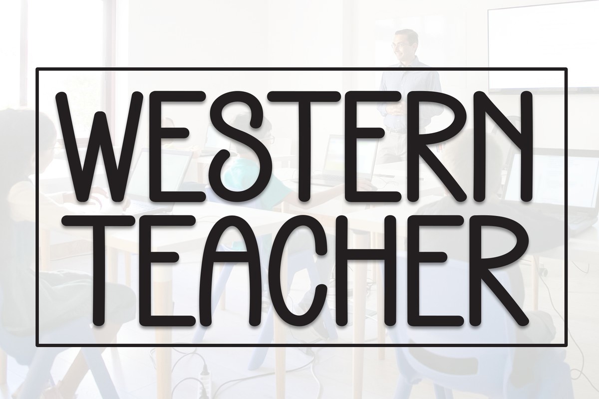 폰트 Western Teacher