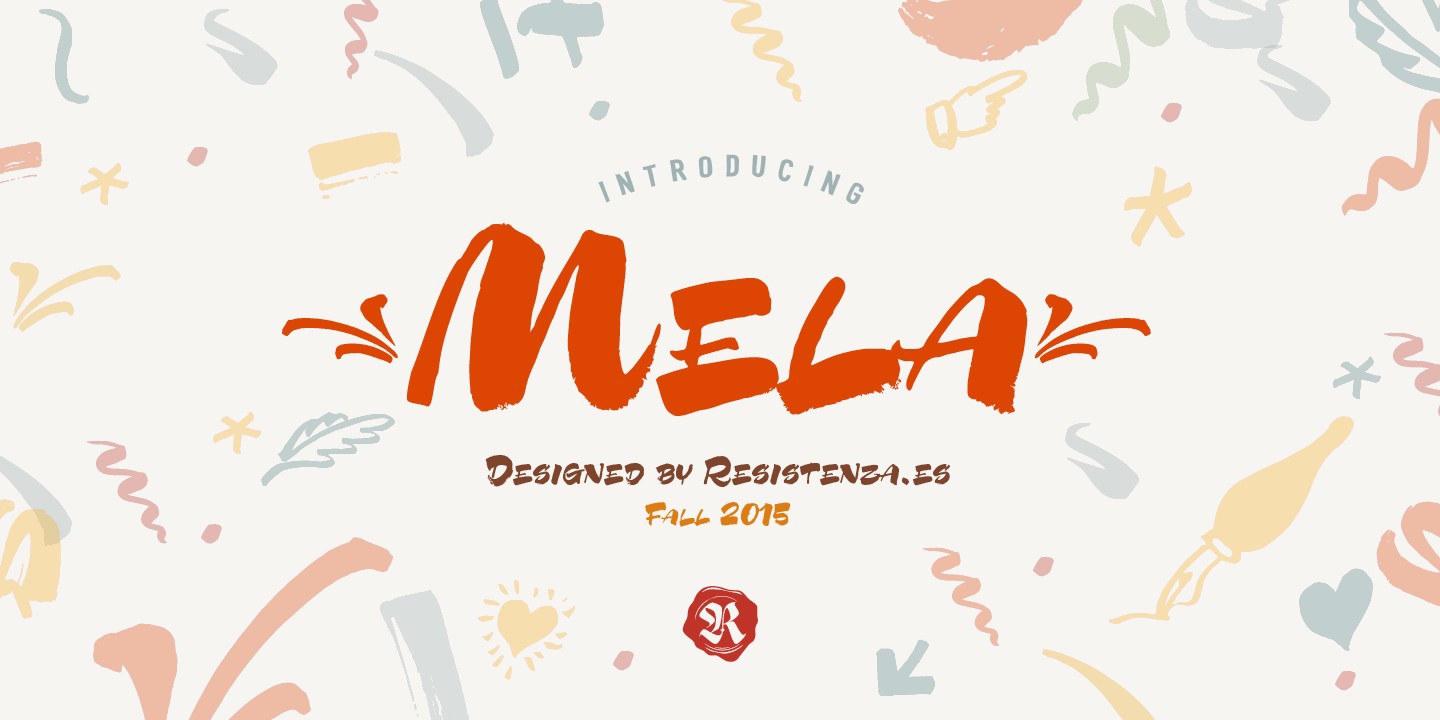 폰트 Mela