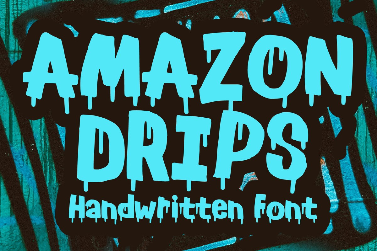 폰트 Amazon Drips