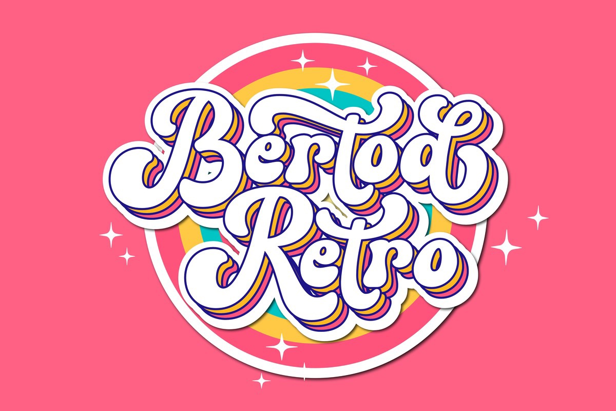 폰트 Bertod Retro