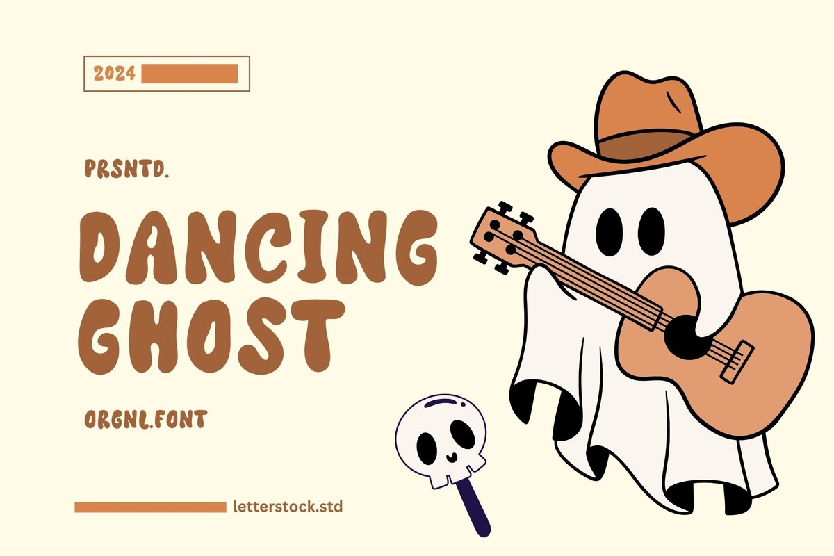 폰트 Dancing Ghost