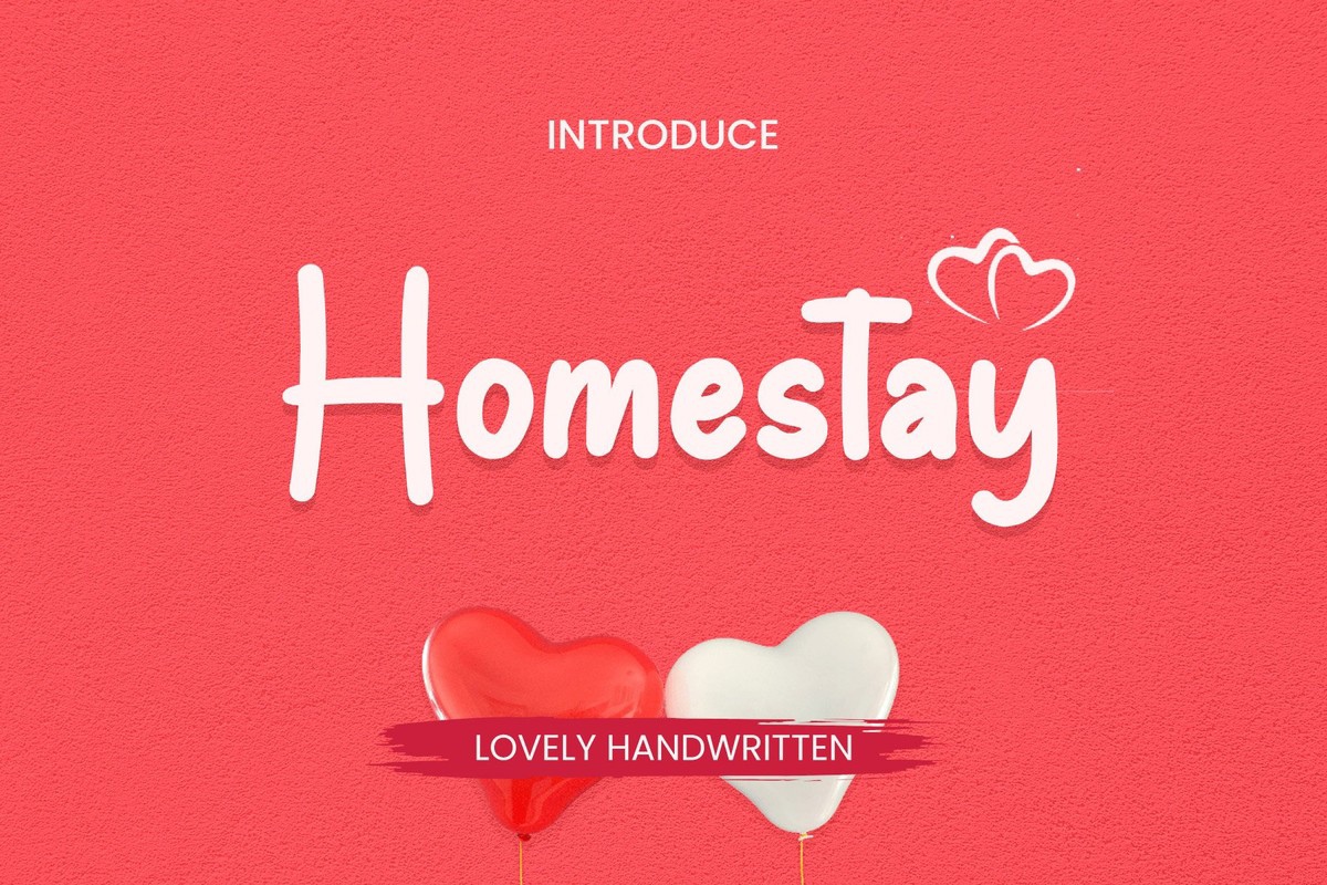 폰트 Hоmestay