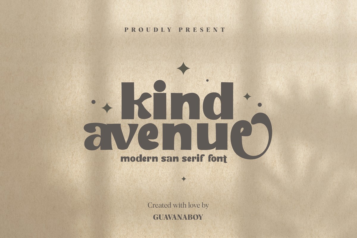 폰트 Kind Avenue