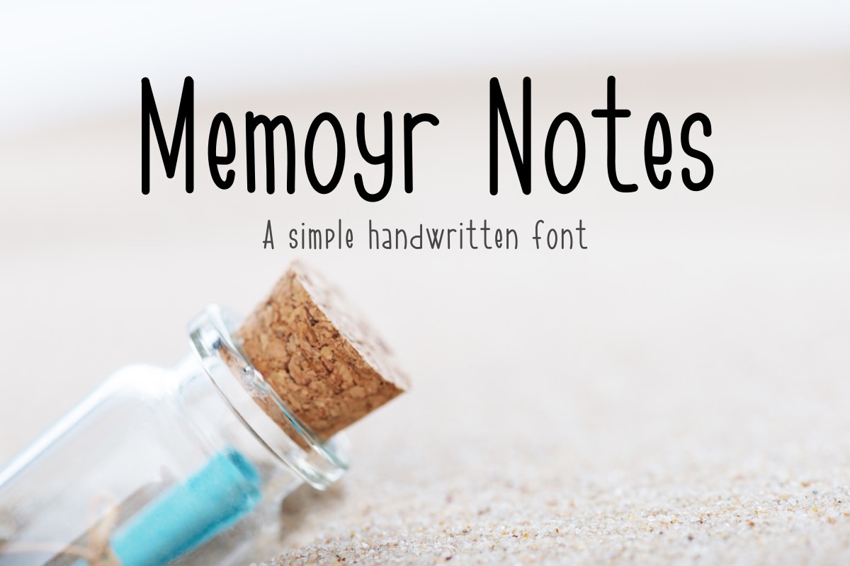 폰트 Memoyr Notes
