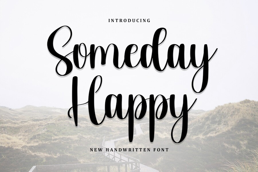 폰트 Someday Happy