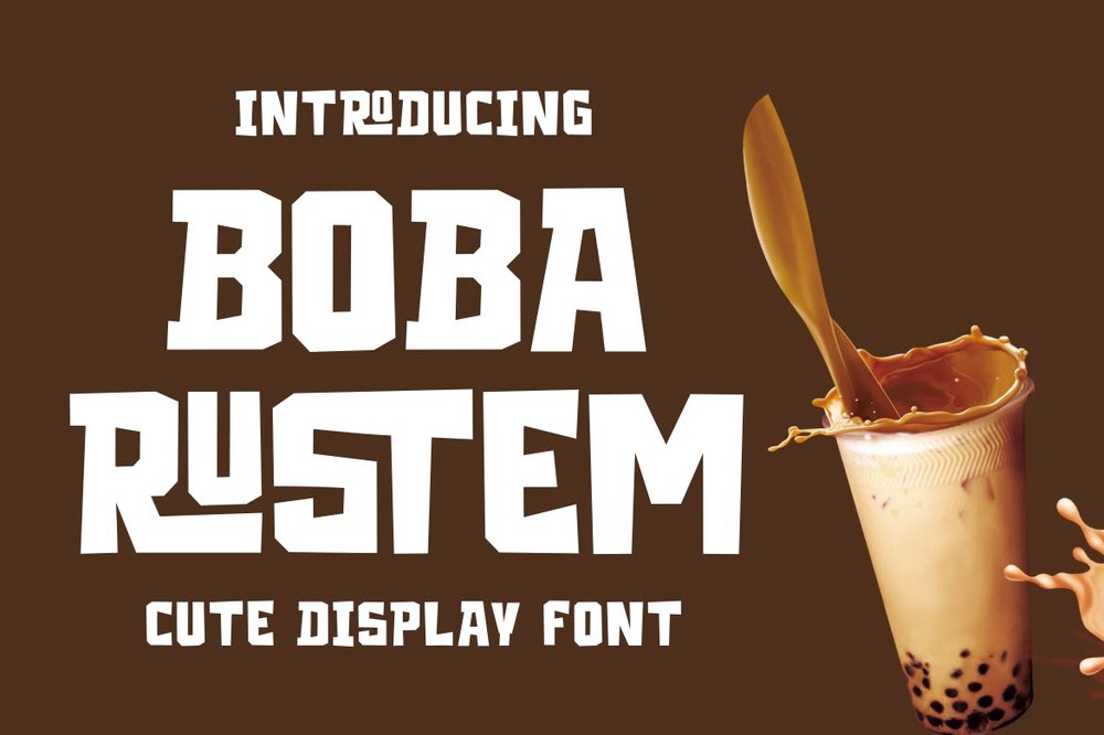 폰트 Boba Rustem