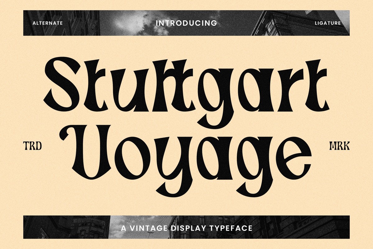 폰트 Stuttgart Voyage