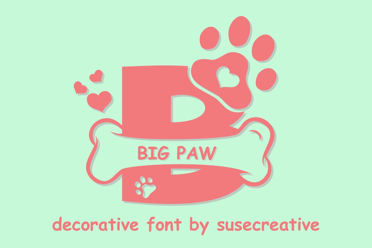 폰트 Big Paw