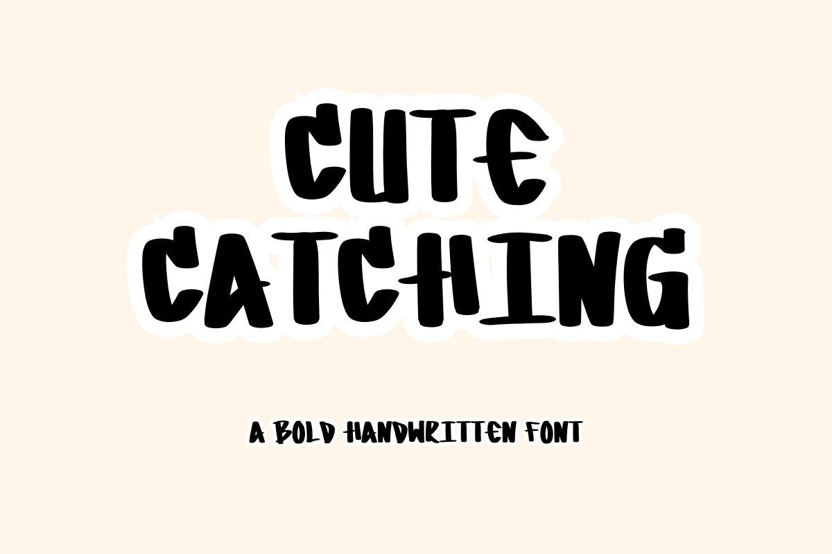 폰트 CuteCatching