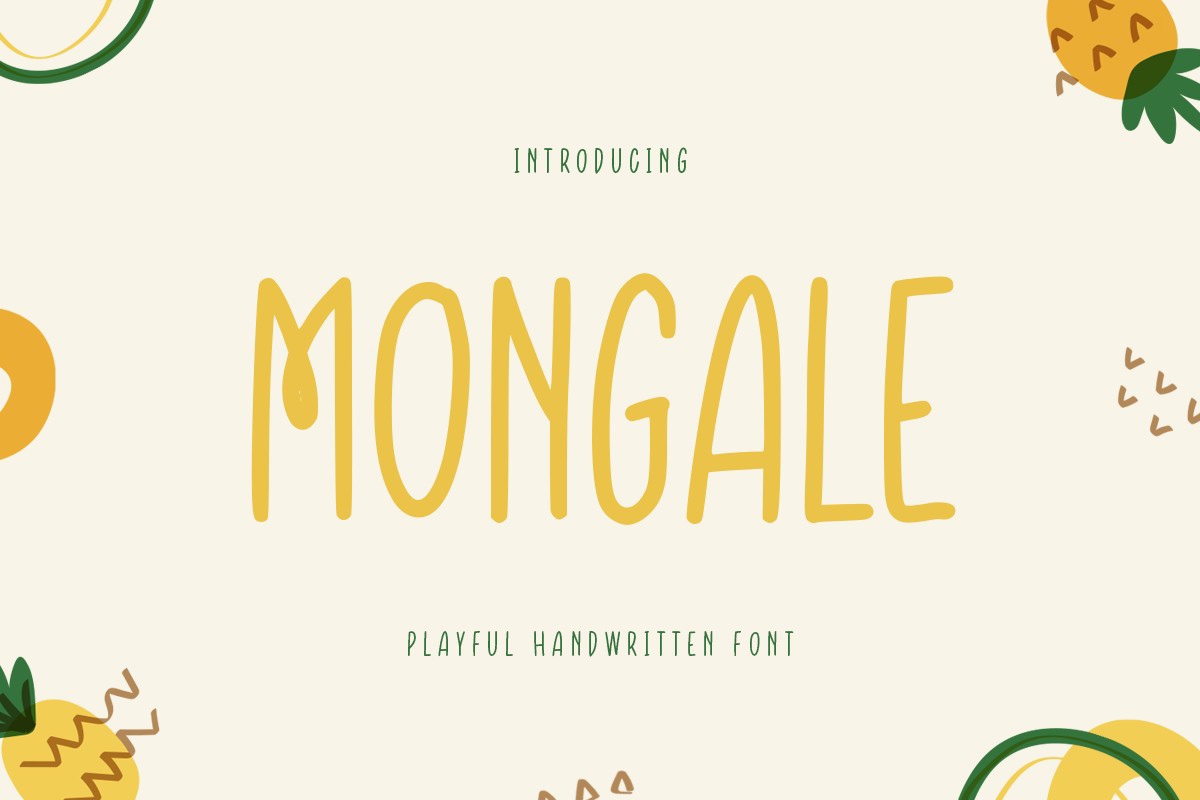 폰트 Mongale