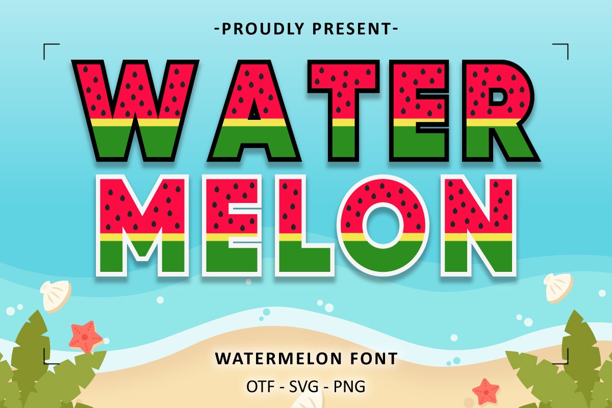 폰트 Watermelon
