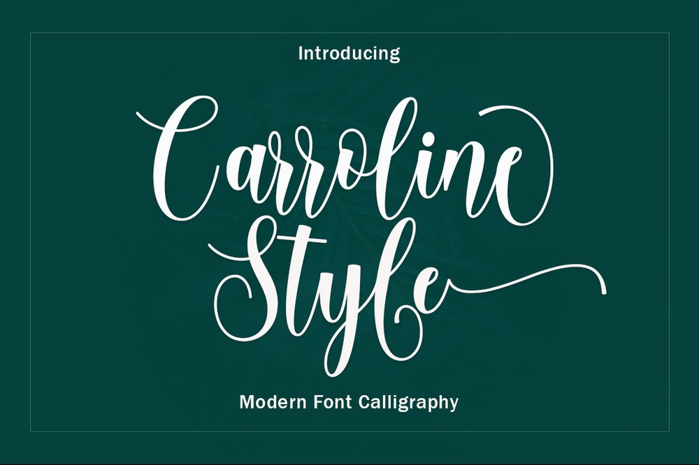 폰트 Carroline Style