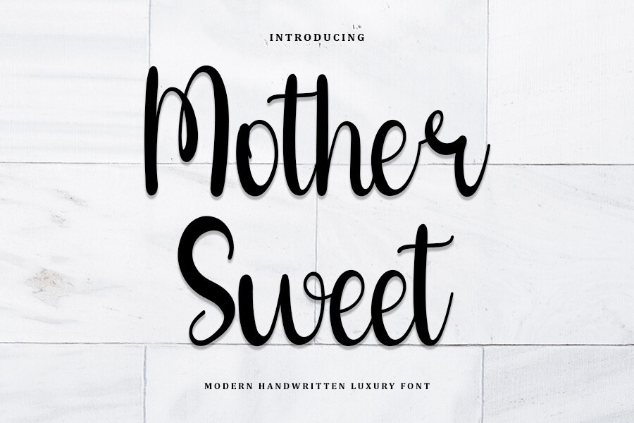 폰트 Mother Sweet