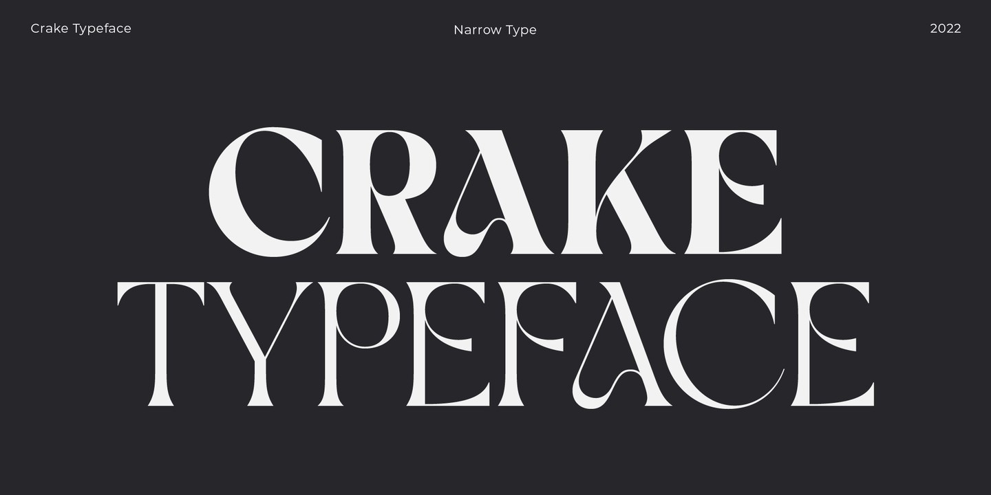 폰트 Crake