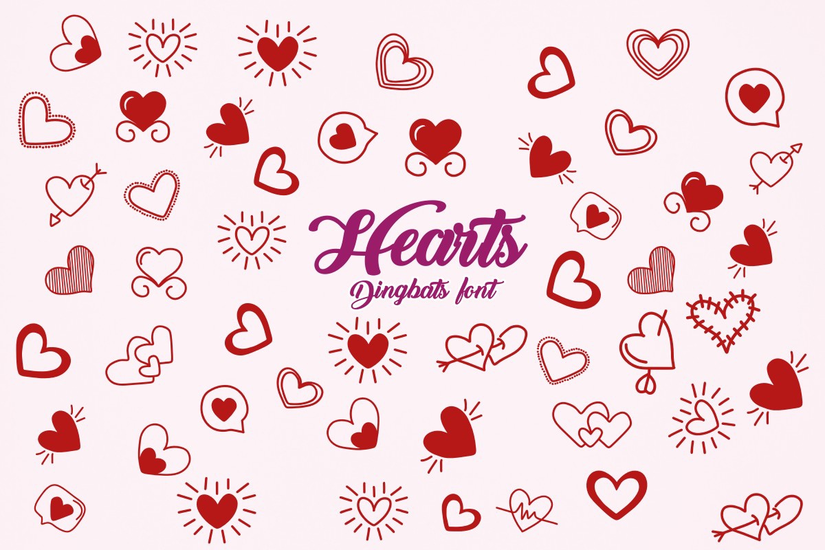 폰트 Hearts