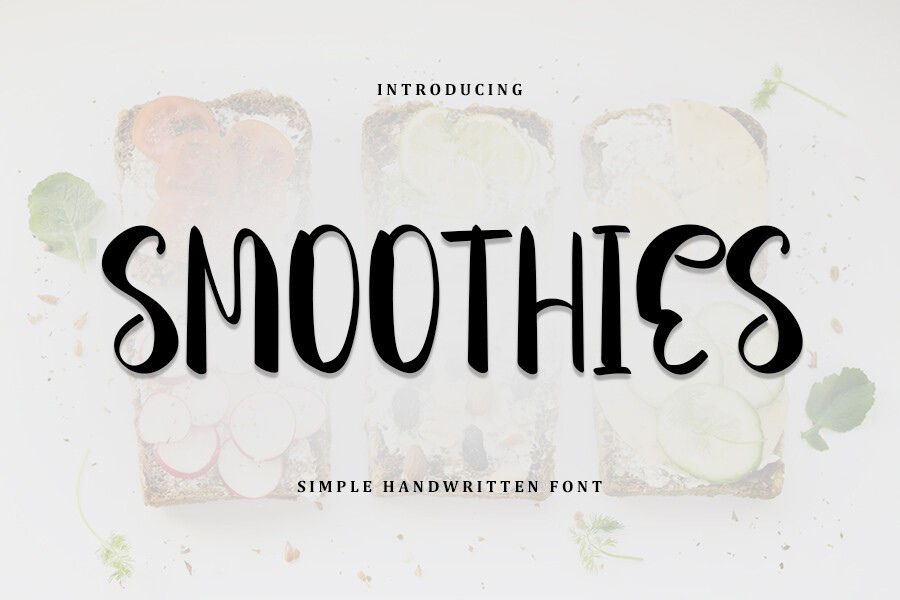 폰트 Smoothies