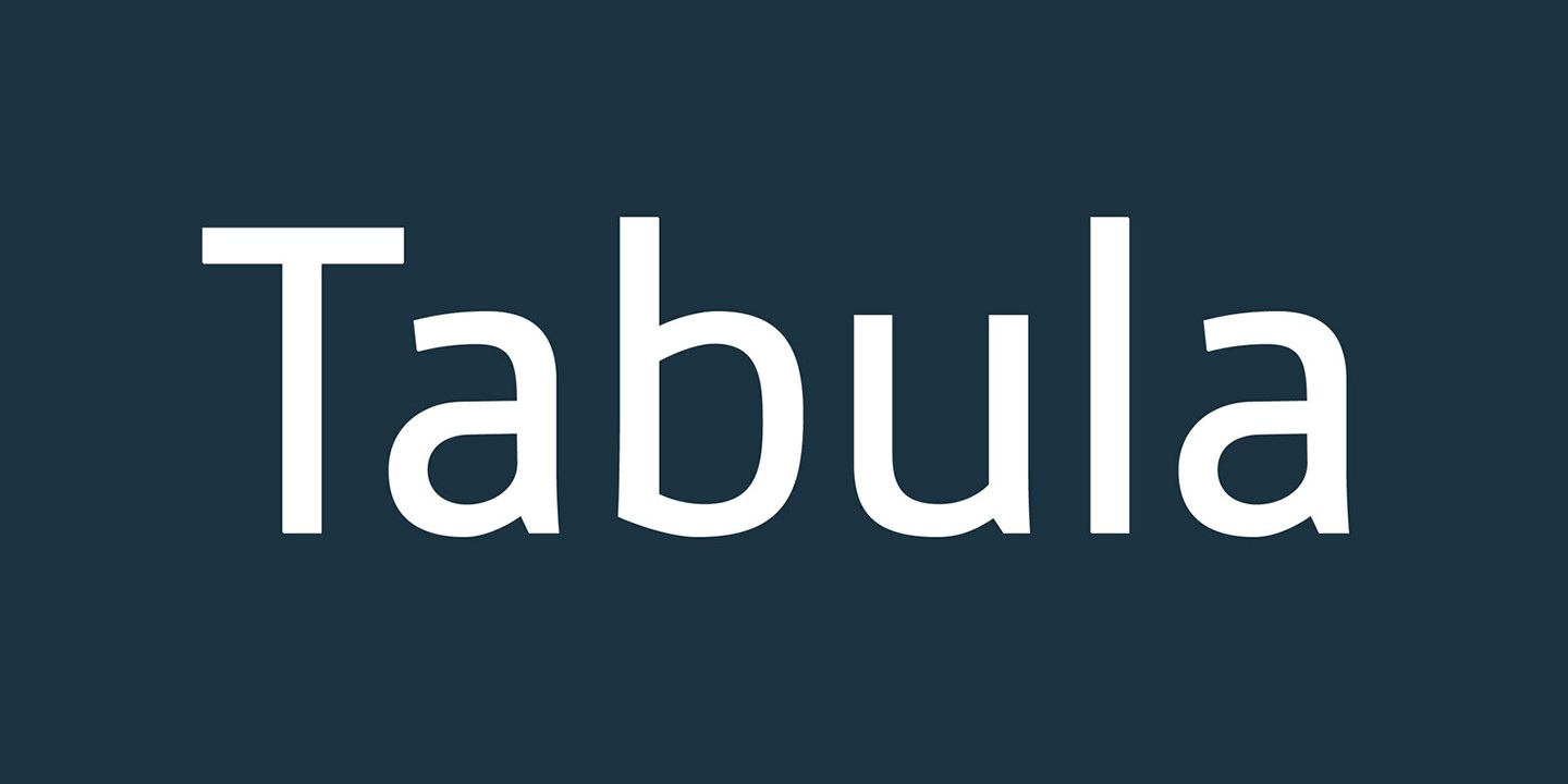 폰트 Tabula